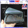 Hộp tam giác A03- hộp đựng bánh kem tam giác- hộp đựng tiramisu- hộp mousse tam giác- hộp nhựa đế đen.
