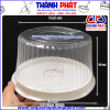 Hộp H25 cao- hộp nhựa đựng bánh 16cm- hộp bánh bông lan trứng muối- hộp bánh đào tiên- hộp đựng bánh sinh nhật mini