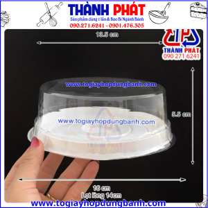 Hộp nhựa H24 thấp – Hộp nhựa H24 đựng bánh bông lan 14cm – Hộp đựng rau câu -Hộp nhựa H24 thấp đựng rau câu thỏi vàng -Hộp nhựa H24 thấp đựng bánh 14cm thấp