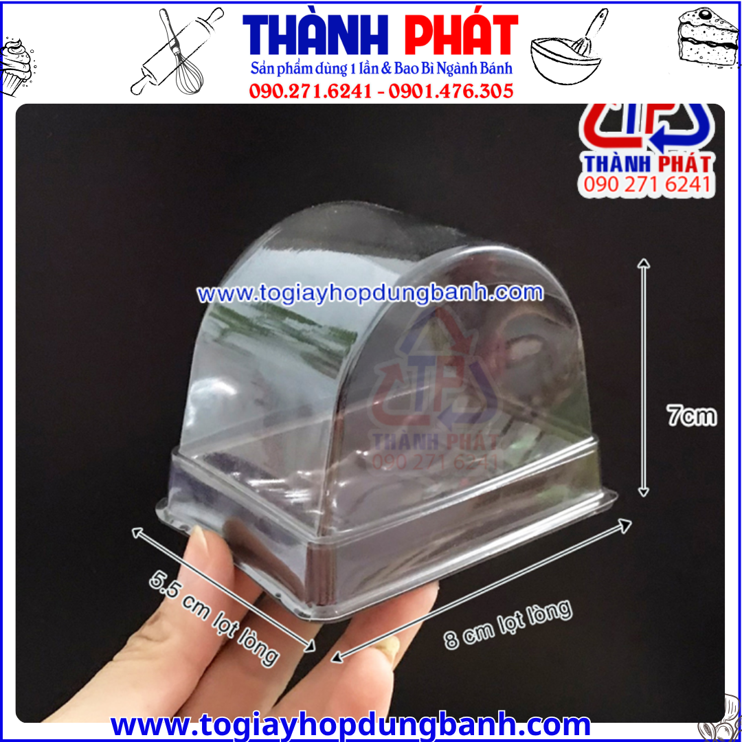 Hộp nhựa A93 - Hộp nhựa đựng bánh bông lan cắt lát A93 - Hộp đựng bánh bông lan cuộn lát nhỏ Hộp nhựa A93 - Hộp nhựa đựng bánh bông lan cắt lát A93 - Hộp đựng bánh bông lan cuộn lát nhỏ