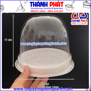 Hộp nhựa H24 vòm – Hộp nhựa H24 Bầu – Hộp đựng bánh kem 14cm – Hộp đựng bánh 14cm- Hộp nhựa H24 Bầu đựng bánh kem 14cm