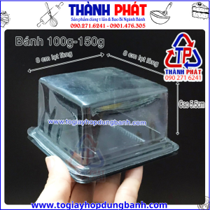 Hộp nhựa XY80S đựng bánh trung thu 150g -Hộp nhựa XY80S đựng bánh trung thu rau câu -Hộp nhựa XY80S đựng bánh trung thu 8cm -1Hộp nhựa đế đen đựng bánh trung thu 80g-150g