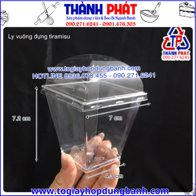 Ly nhựa cứng đựng nóng lạnh - Ly nhựa cứng đổ rau câu - Ly nhựa cứng đựng tiramisu - Ly nhựa cứng đựng bánh mousse - ly nhựa cứng đựng yaourt trái cây