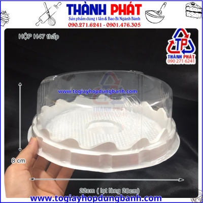 Hộp H47 thấp đựng bánh bông lan trứng muối size 19cm- Hộp H47 đựng bánh phô mai tan chảy 19cm -Hộp H47 thấp đựng bánh thỏi vàng 19cm -Hộp đựng bánh thỏi vàng 19cm