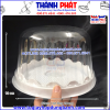 Hộp nhựa H47 mô đựng bánh 19cm- Hộp H47 bầu đựng bánh bông lan trứng muối 19cm- Hộp H47 vòm đựng bánh kem 19cm -Hộp H47 bầu dùng đựng bánh bao đào tiên 19cm