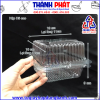 Hộp nhựa H5 cao đựng bánh bông lan trứng muối- Hộp nhựa PET vuông cao đựng bánh H5 -Hộp H5 sâu đựng bánh Hamburger -Hộp nhựa H5 cao đựng bánh bông lan vuông
