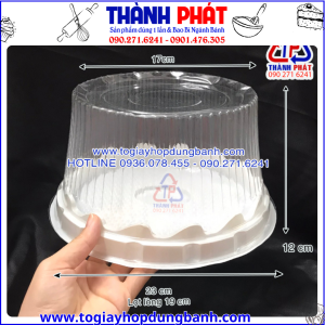 Hộp H47 Cao đựng bánh kem 19cm -Hộp H47 cao đựng bánh bông lan 19cm -Hộp H47 cao đựng bánh bông lan trứng muối 19cm -Hộp H47 cao đựng bánh lọt lòng 19cm