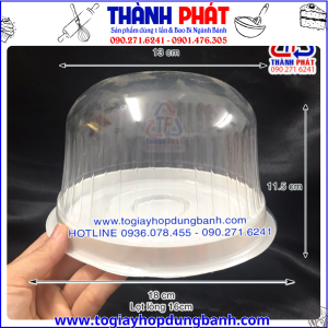 Hộp H25 bầu đựng bánh kem 16cm -Hộp H25 bầu đựng bánh bông lan trứng muối 16cm -Hộp H25 mô đựng bánh gato 16cm -Hộp H25 mô đựng rau câu 3D 16cm