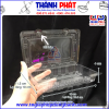 Hộp nhựa H148 đựng bánh có nút bấm -Hộp nhựa H148 đựng bánh bông lan trứng muối hình chữ nhật -Hộp nhựa H148 đựng bánh su kem tròn -Hộp nhựa H148 đựng bánh ttiramisu