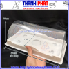 Hộp H123 đựng bánh- Hộp đựng bánh bông lan cuộn 24cm- Hộp đựng rau câu cá chép- Hộp đựng rau câu 3D- Hộp nhựa đựng bánh dài