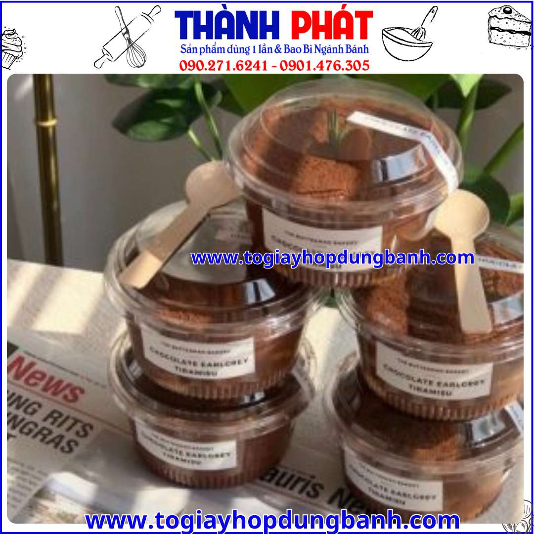 hộp nhựa đựng panna cotta- hộp đựng pudding trong suốt- hộp XY581- hộp bánh take away