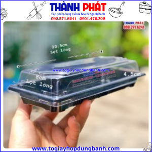 Hộp ST-2 dùng dựng sushi – bánh ngọt -Hộp ST-2 dùng đựng cơm cuộn -Hộp ST-2 dùng đựng kim bắp- Hộp ST-2 đựng thực phẩm sang trọng