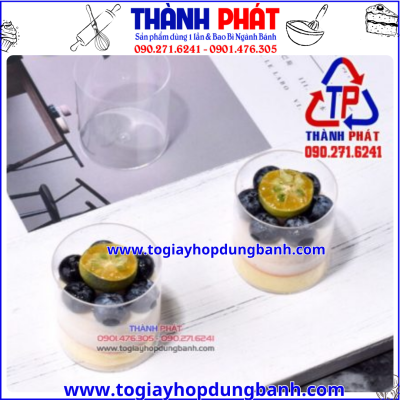 Ly lc86 ly mousse mini- ly panna cotta nhỏ-ly tiramisu mini