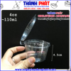 Hủ sốt 4oz- hủ sốt 4oz nắp liền- hũ đựng nước chấm 110ml- hủ đựng topping trà sữa