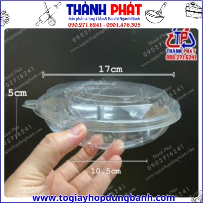 Hộp H166-Hộp nhựa trong đựng trái cây- Hộp đựng bánh kẹo- Hộp nhựa thực phẩm- Hộp đựng đồ ăn mang đi- Hộp salad take away