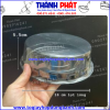 Hộp H25 thấp đế đen- Hộp nhựa đựng bánh 16cm- Hộp bánh crepe sầu riêng- Hộp bánh bông lan trứng muối- Hộp đựng rau câu thỏi vàng