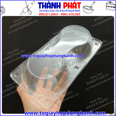 Hộp đựng 2 trái lê- hộp đựng táo lớn-hộp đựng táo nhập khẩu- hộp đựng trái cây cứng