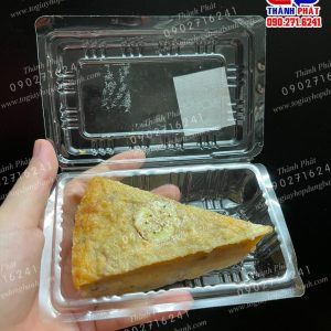 Hộp H154 đựng bánh chuối nhỏ - Hộp H154 đựng bánh ngọt - cung cấp hộp bánh cho xưởng bánh