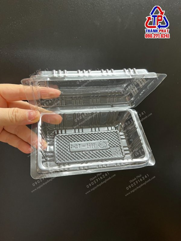 Hộp H154 đựng bánh chuối nhỏ - Hộp H154 đựng bánh ngọt - cung cấp hộp bánh cho xưởng bánh