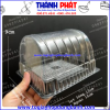 Hộp H22 đế đen- Hộp đựng bánh bông lan cuộn- Hộp bánh cuộn H22- Hộp nhựa đế đen nắp trong- Hộp đựng bánh ngọt cao cấp