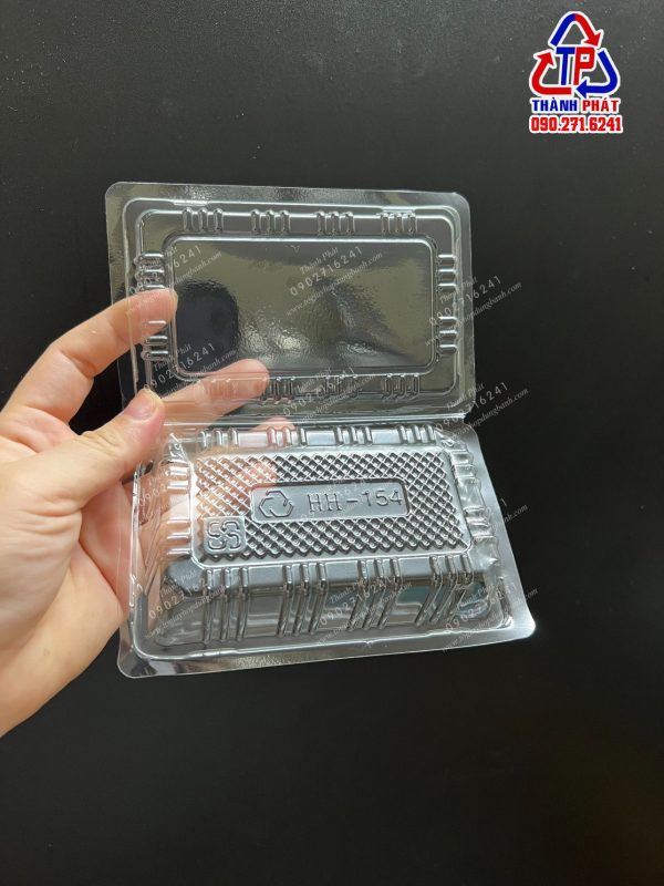 Hộp H154 đựng bánh chuối nhỏ - Hộp H154 đựng bánh ngọt - cung cấp hộp bánh cho xưởng bánh