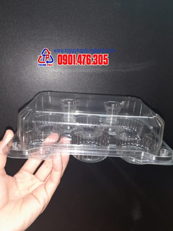 Hộp nhựa đựng 4 cupcake, 6 cupcake, hộp đựng bánh su kem tròn, bánh su sing, hộp đựng bánh trứng, hộp đựng 4 bánh tart, 6 bánh tary, hộp đựng kiwi, dâu tây