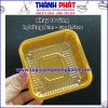Khay trung thu 200g màu vàng – Khay vàng đựng bánh trung thu 200g – Khay 10 vàng đựng bánh trung thu