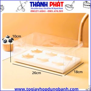 Kích thước hộp đựng 6 hủ yến- hộp đựng 6 hũ yến- hộp đựng yến và bánh- hộp quà yến sào