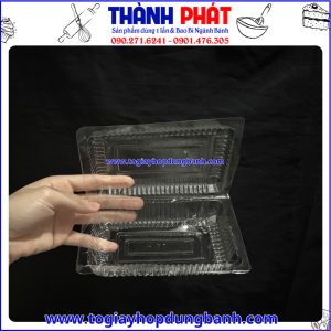 hộp H30-hộp nhựa PET- hộp đựng bánh mini- hộp đựng sushi nhỏ- hộp nhựa nắp gập- hộp đựng thực phẩm tiện lợi
