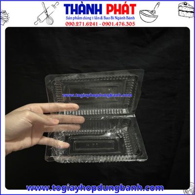 hộp H30-hộp nhựa PET- hộp đựng bánh mini- hộp đựng sushi nhỏ- hộp nhựa nắp gập- hộp đựng thực phẩm tiện lợi