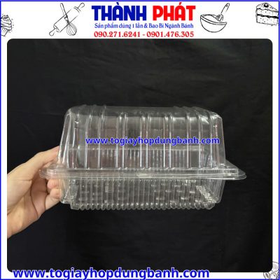 hộp đựng bánh cuộn dài- hộp nhựa PET đựng thực phẩm- hộp bánh cao cấp- hộp đựng bánh đẹp
