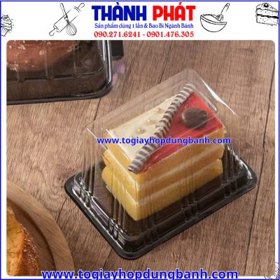 hộp đựng bánh cuộn-hộp nhựa đựng bánh cao cấp- hộp bánh mang đi- hộp đựng mousse tiramisu