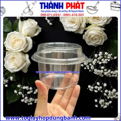 hộp đựng bánh flan- hộp panna cotta- hộp mousse mini- hộp nhựa PET trong suốt- hộp đựng pudding