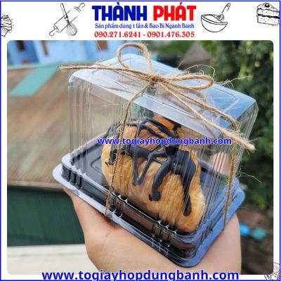 hộp đựng bánh ngọt- hộp nhựa đựng bánh cao cấp- hộp bánh mang đi- hộp đựng mousse tiramisu