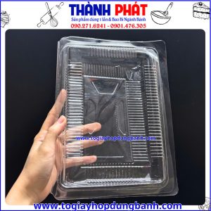 hộp đựng bánh trong suốt -hộp đựng trái cây cắt sẵn -hộp nhựa đựng thực phẩm trong suốt- hộp đựng đồ ăn nhanh- hộp nhựa nắp liền kích thước lớn