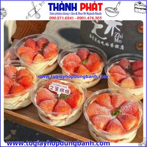 hộp đựng flan lớn- hộp nhựa tròn đựng chè- hộp đựng bánh gato nướng- hộp tròn trong suốt đựng dessert