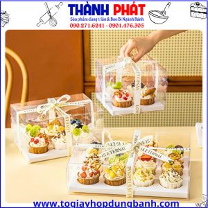 hộp đựng yến- hộp đựng 4 hũ yến- hộp quà yến sào sang trọng- hộp đựng yến cao cấp