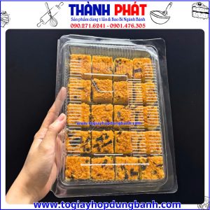 hộp nhựa đựng bánh bông lan- hộp đựng sushi trong suốt -hộp đựng trái cây cắt sẵn -hộp nhựa PET đựng thực phẩm -hộp đựng đồ ăn nhanh