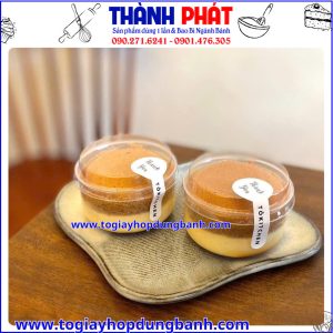 hũ đựng bánh flan đẹp-hũ pudding 140ml- hũ flan 7545- hộp đựng bánh flan nướng- hũ pudding tròn có nắp