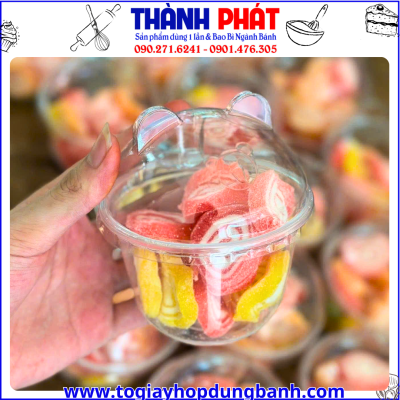 ly đựng bánh lạnh- ly dessert cup- ly đựng bánh nhiều lớp- ly đựng kẹo nắp dễ thương