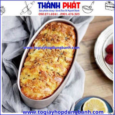 Khuôn D08 nướng bánh -Khuôn nướng bánh mì hoa cúc D08- Khuôn nướng bánh chuối Yến mạch D08 -Khuôn oval nướng bánh D08