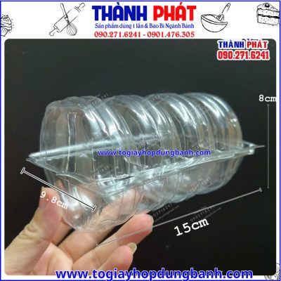 Kích thước hộp chia ngăn đựng bánh-hộp bánh pía 4 ngăn- hộp đựng bánh pía cao cấp-hộp 4 ngăn