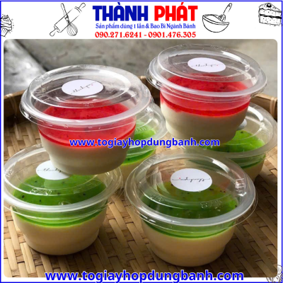 Ly 857 đựng pudding -Ly 857 đựng rau câu- Ly 857 đựng panna cotta -Ly 857 đựng bánh flan