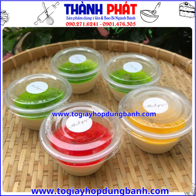 Ly 857 đựng pudding-ly đựng rau câu- ly đựng panna cotta- ly đựng bánh flan