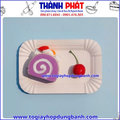 dĩa giấy dùng 1 lần- dĩa giấy mini- dĩa giấy đựng thức ăn- dĩa giấy tiệc sinh nhật- dĩa giấy take away- dĩa giấy nhỏ