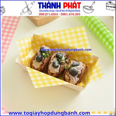 giấy lót chống nóng- giấy lót bánh đẹp- giấy lót bánh take away- giấy lót đồ ăn- giấy nến thực phẩm- giấy lót bánh online- giấy lót bánh vuông 18cm