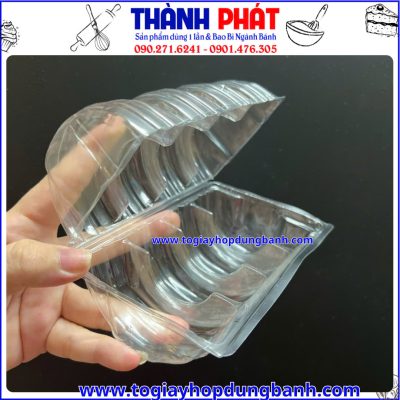 hộp đựng bánh pía cao cấp- hộp nhựa đựng bánh pía-hộp đựng bánh trung thu mini- hộp bánh trong suốt