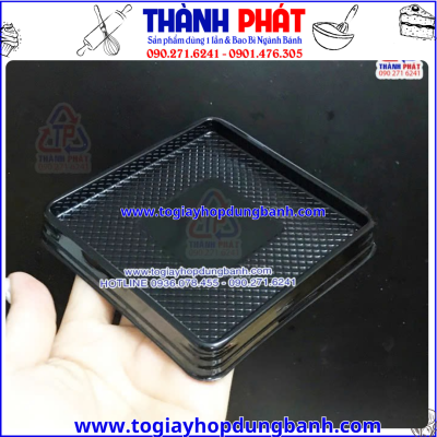 hộp đựng bánh trung thu 200g- hộp nhựa PET đựng bánh rau câu -hộp XY11 đựng bánh -hộp đựng rau câu hoa nổi- hộp đựng xôi thôi nôi