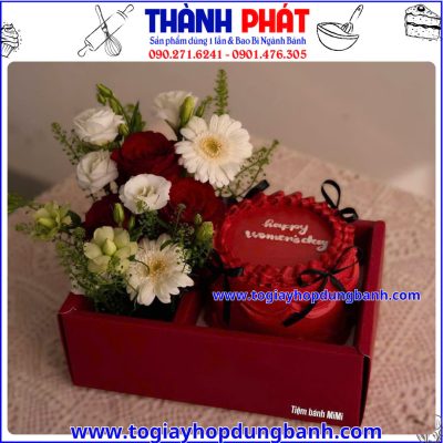 hộp đựng trái cây quà tặng- hộp quà sang trọng- hộp bánh kem và hoa- hộp quà valentine