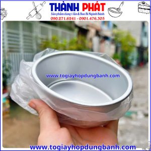 khuôn D04 nướng bánh mini- khuôn bánh mì hoa cúc mini- khuôn flan gato- khuôn nhôm làm bánh- khuôn bánh oval nhỏ